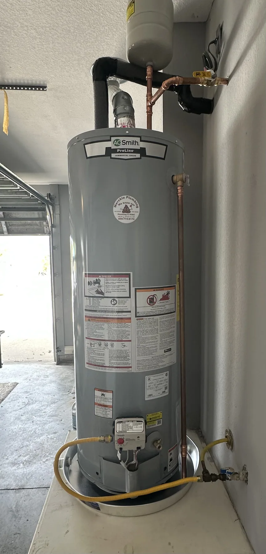 Merckle Plumbing tankless water heater repair job in Walton County, Florida