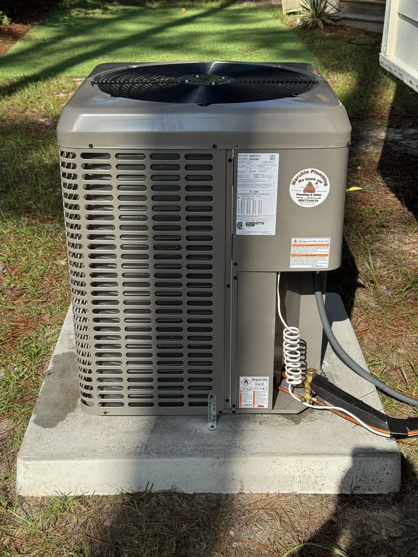Merckle Plumbing ductless mini splits job in Walton County, Florida