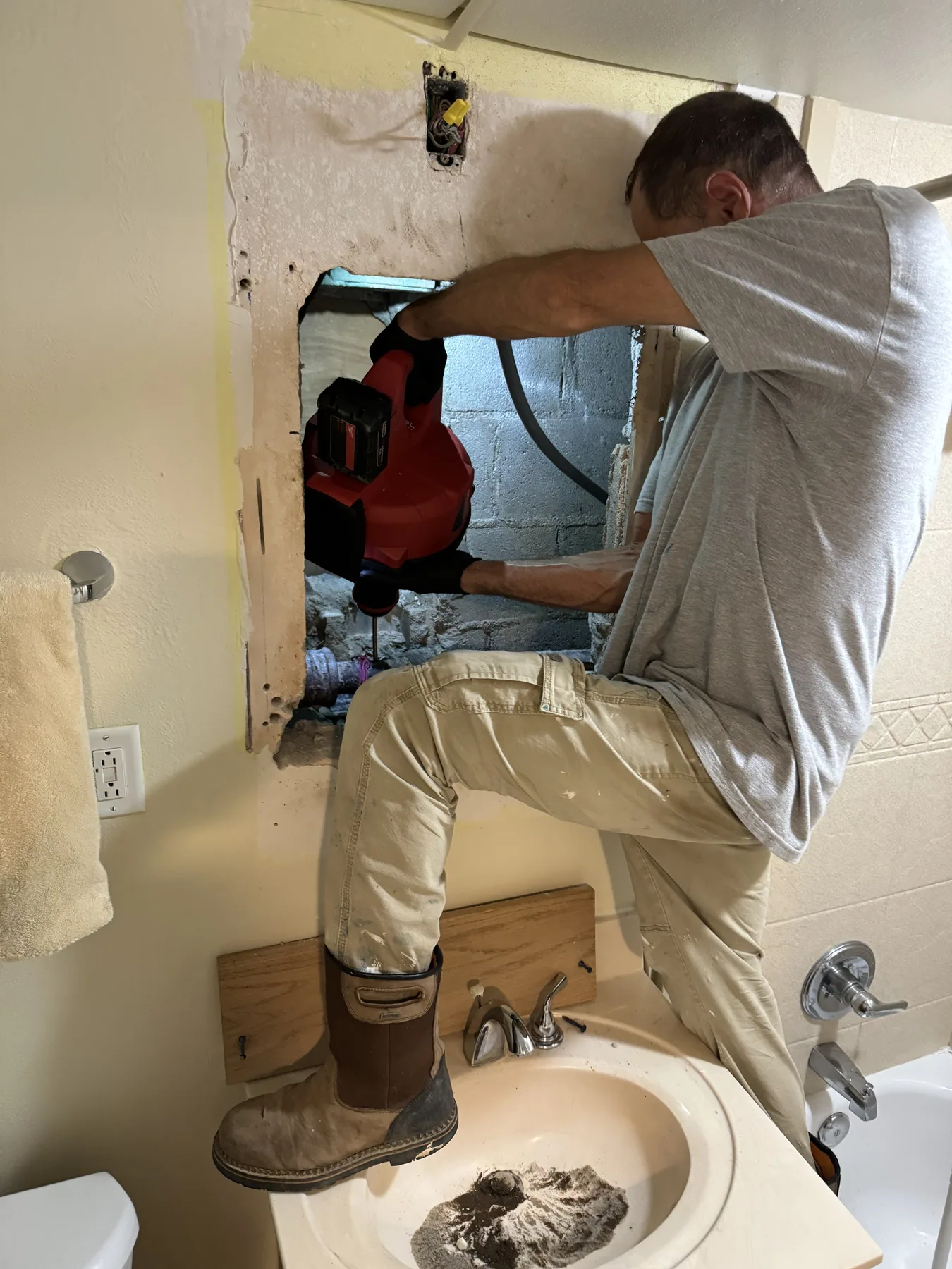Merckle Plumbing repiping job in Walton County, Florida